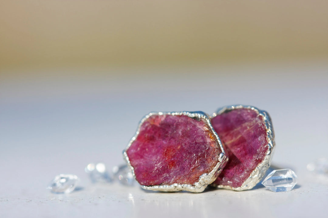 Passion Studs • Ruby · Earrings ·  Little Sycamore