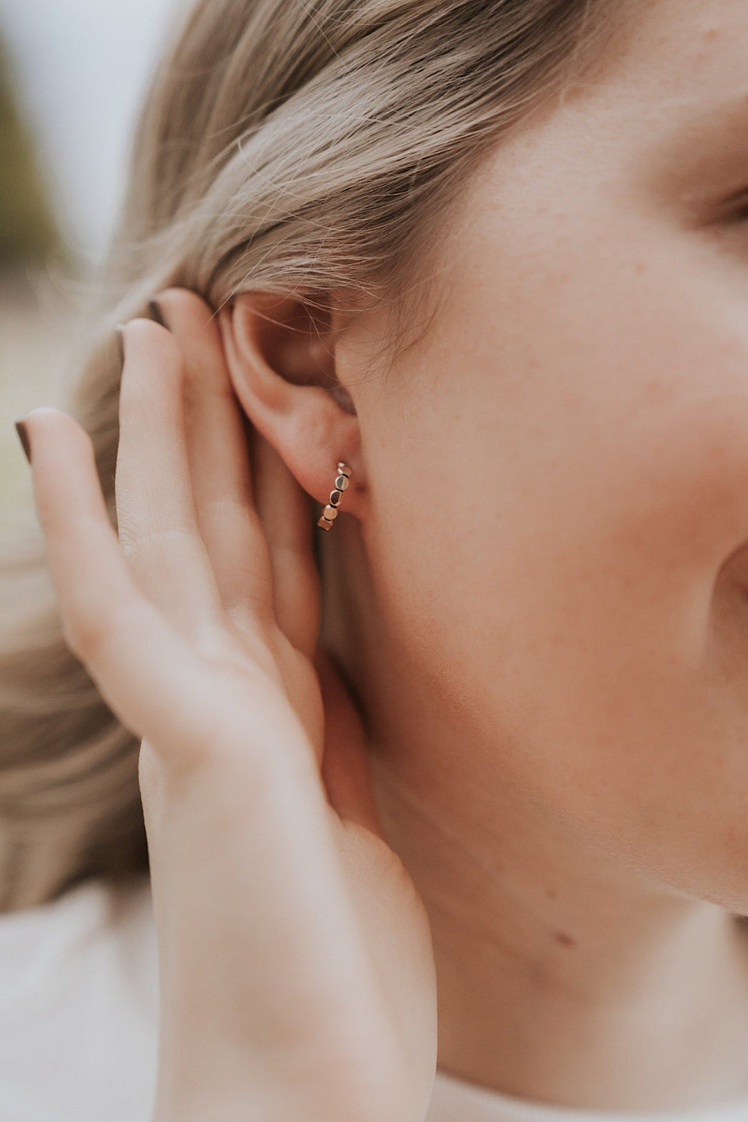 Pebble Hoop Earrings · Earrings ·  Little Sycamore