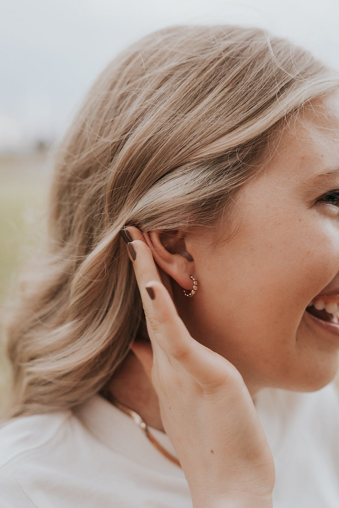 Pebble Hoop Earrings · Earrings ·  Little Sycamore