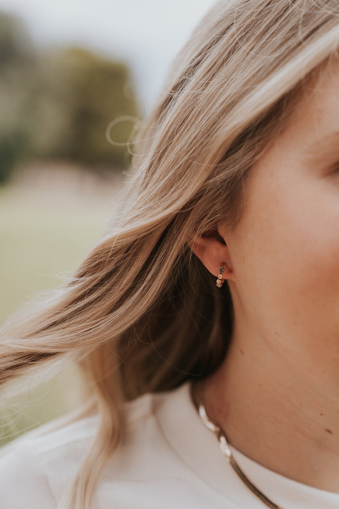 Pebble Hoop Earrings · Earrings ·  Little Sycamore