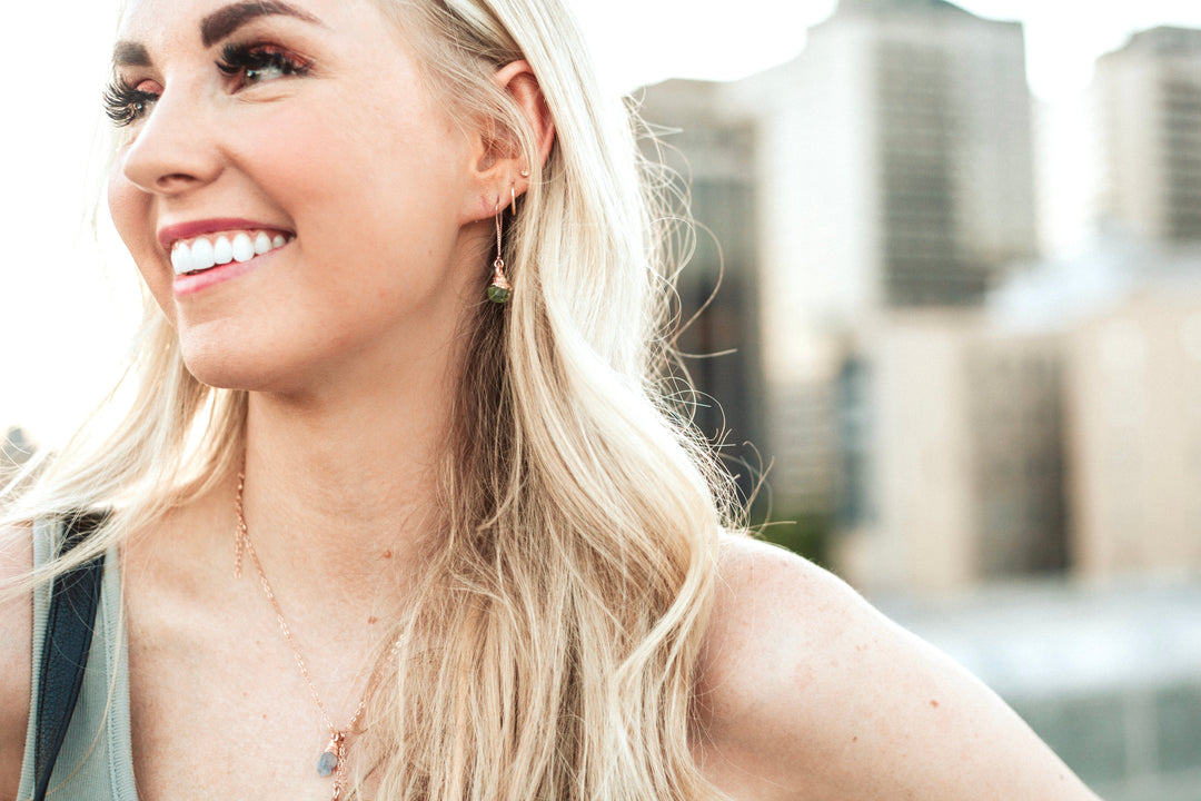 Peridot Drop Earrings · August · Earrings ·  Little Sycamore