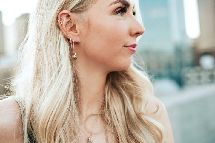 Peridot Drop Earrings · August · Earrings ·  Little Sycamore