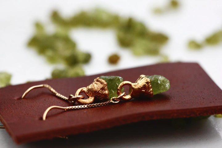 Peridot Drop Earrings · August · Earrings ·  Little Sycamore