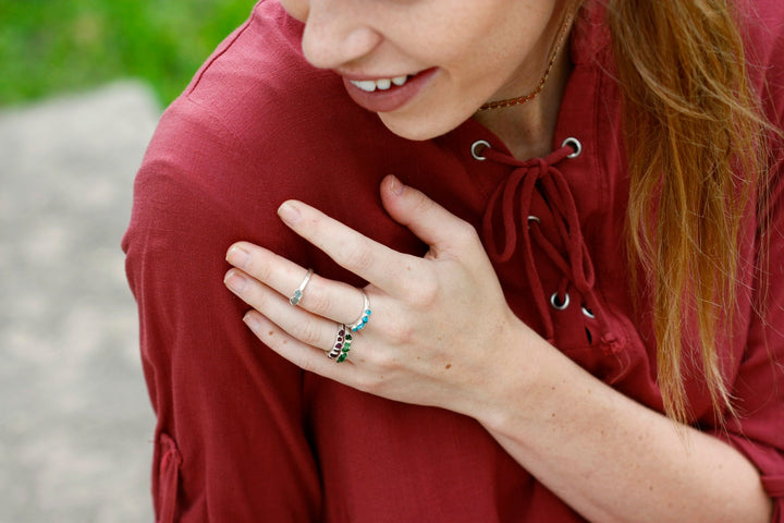 Pine Forest · October Stackable Ring · Rings ·  Little Sycamore