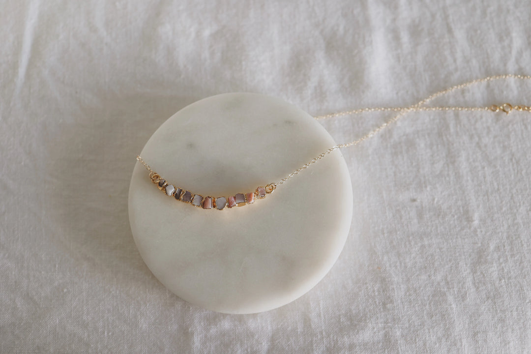 Pink Opal Riverbend Necklace · Necklaces ·  Little Sycamore