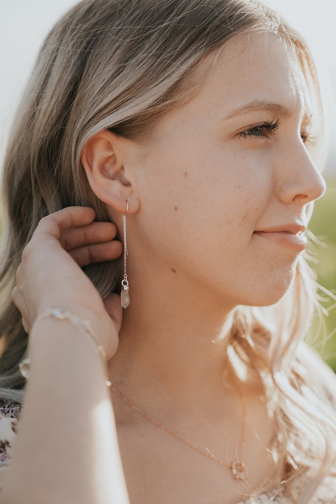 Quartz Drop Earrings · April and Angels · Earrings ·  Little Sycamore