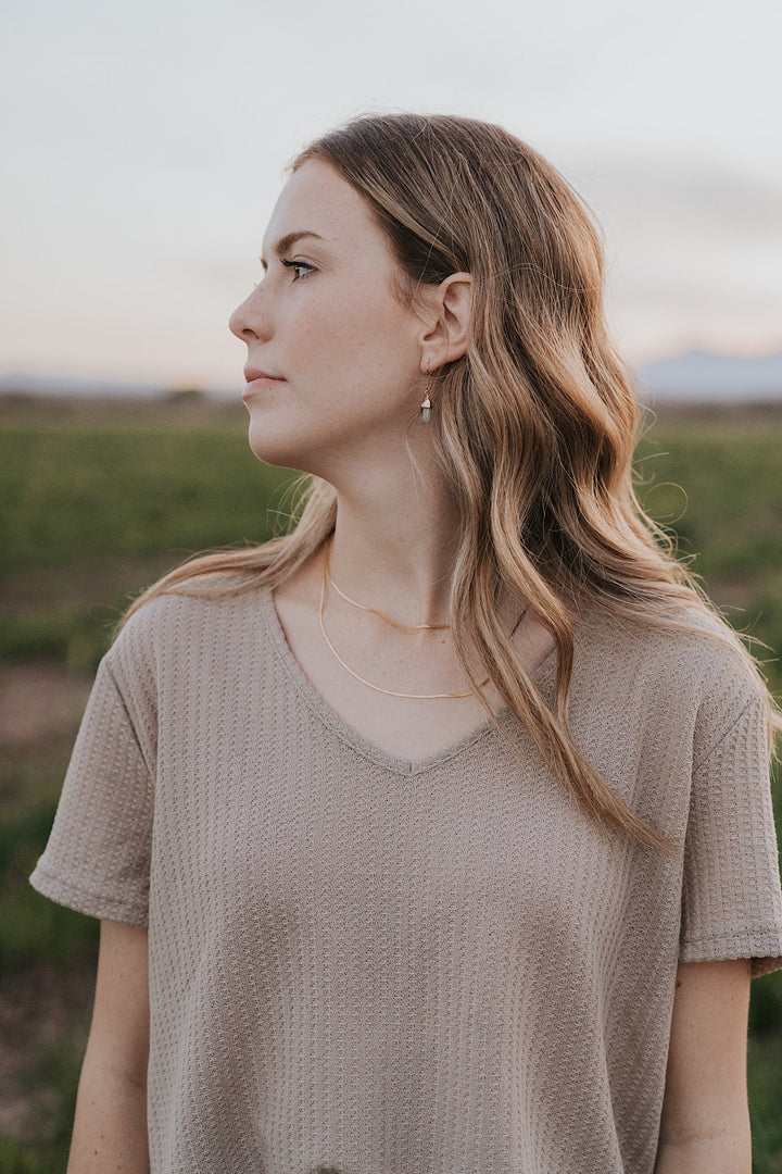 Quartz Drop Earrings · April and Angels · Earrings ·  Little Sycamore