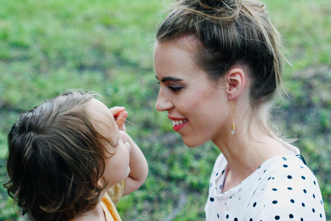 Quartz Drop Earrings · April and Angels · Earrings ·  Little Sycamore