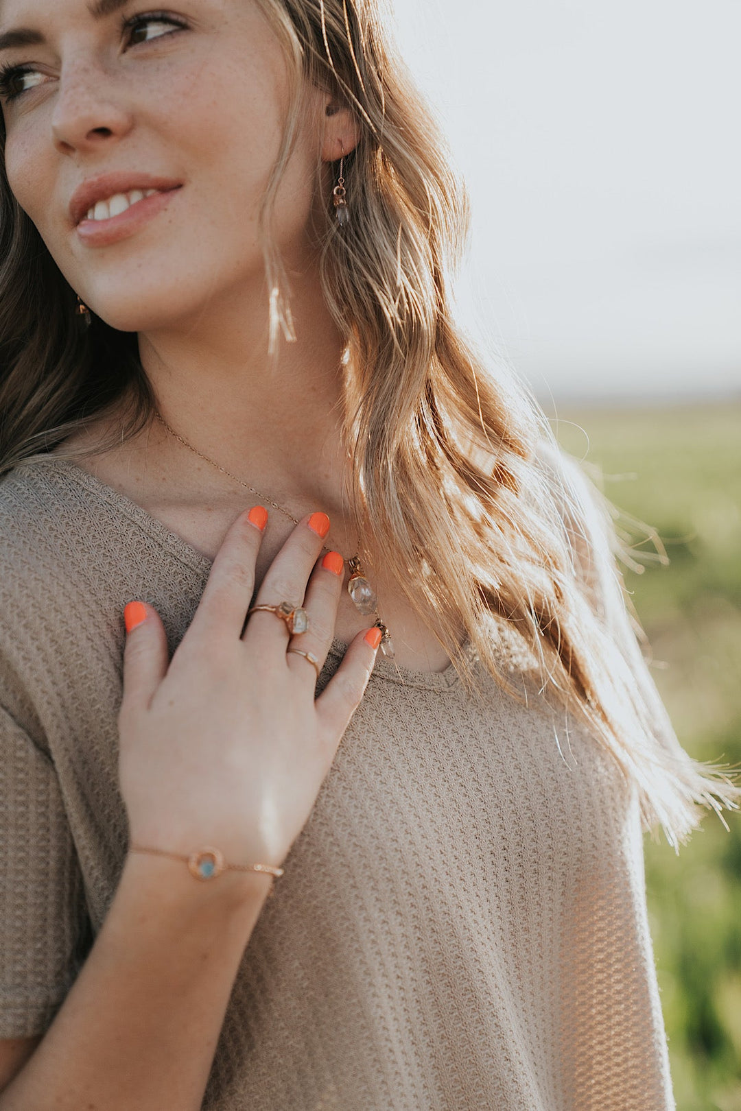 Quartz Drop Earrings · April and Angels · Earrings ·  Little Sycamore