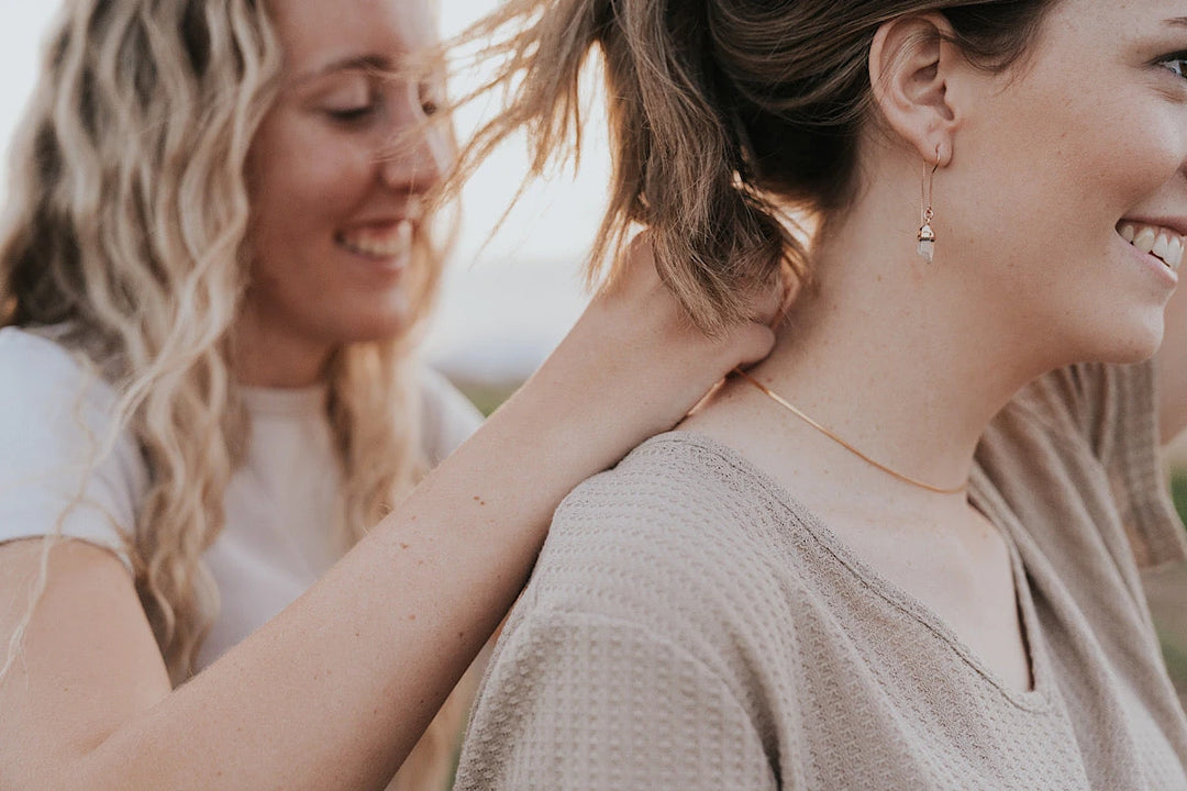 Quartz Drop Earrings · April and Angels · Earrings ·  Little Sycamore