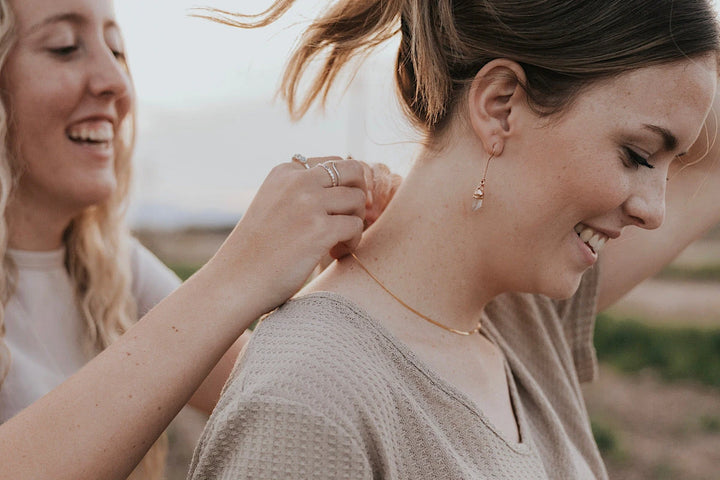 Quartz Drop Earrings · April and Angels · Earrings ·  Little Sycamore