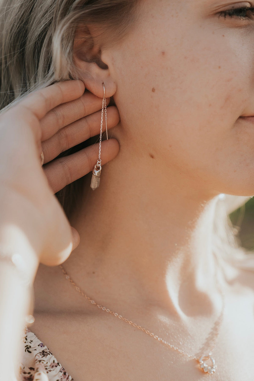 Quartz Drop Earrings · April and Angels · Earrings ·  Little Sycamore