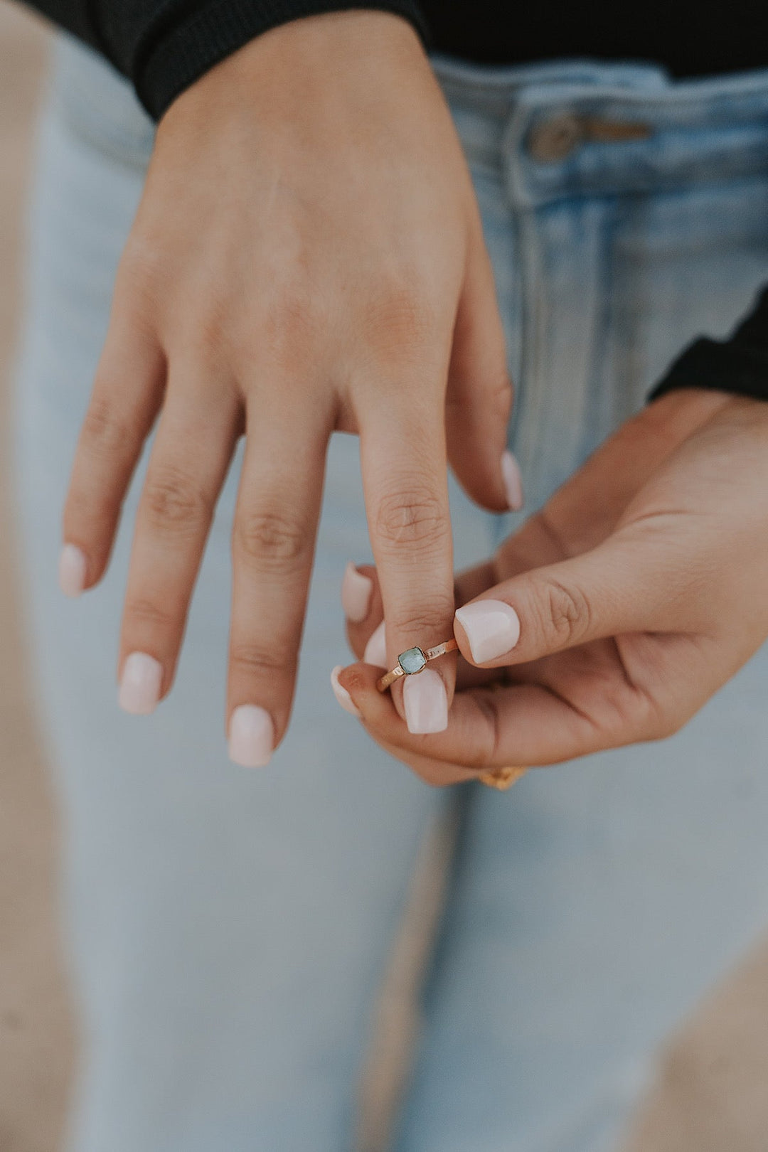 Rain · March Stackable Ring · Rings ·  Little Sycamore