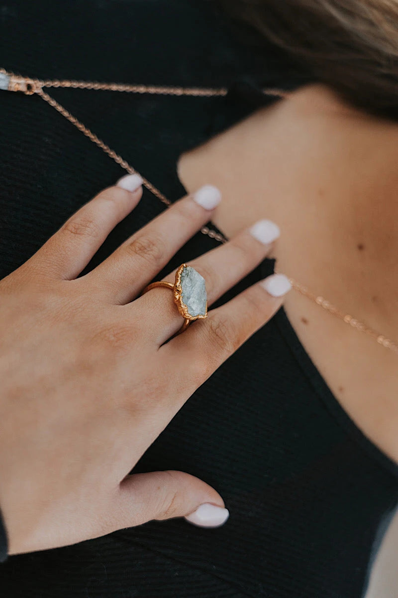 Raincloud · Aquamarine Ring · Rings ·  Little Sycamore