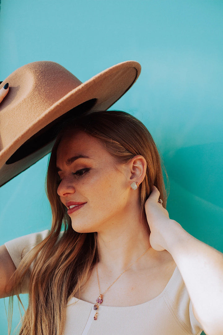 Raincloud · Aquamarine Studs · Earrings ·  Little Sycamore