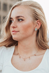 Raincloud · Aquamarine Studs · Earrings ·  Little Sycamore