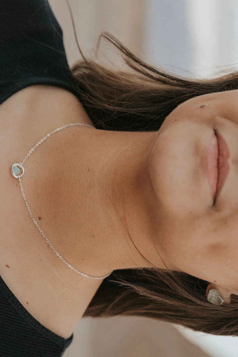 Raincloud · Aquamarine Studs · Earrings ·  Little Sycamore