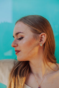 Raincloud · Aquamarine Studs · Earrings ·  Little Sycamore