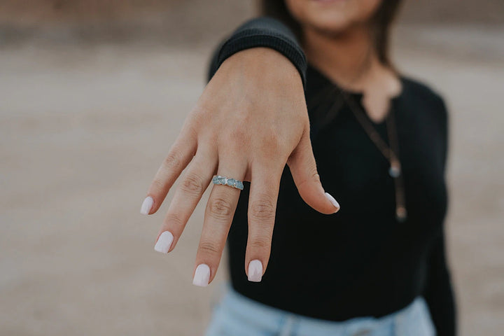 Rainstorm · March Stackable Ring · Rings ·  Little Sycamore