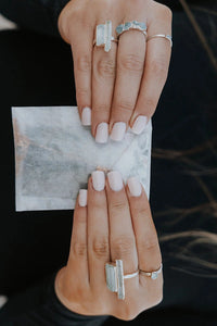 Rainstorm · March Stackable Ring · Rings ·  Little Sycamore
