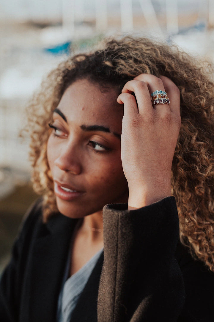 Rainstorm · March Stackable Ring · Rings ·  Little Sycamore