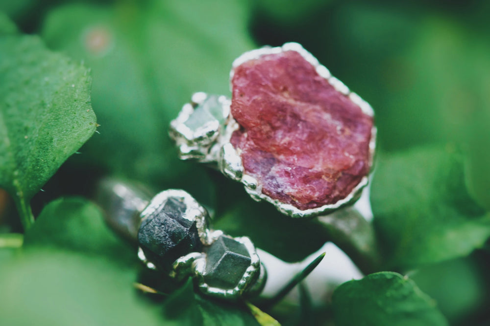 Rosebud · Ruby and Garnet Ring · Rings ·  Little Sycamore