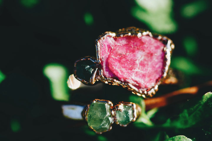 Rosebud · Ruby and Garnet Ring · Rings ·  Little Sycamore