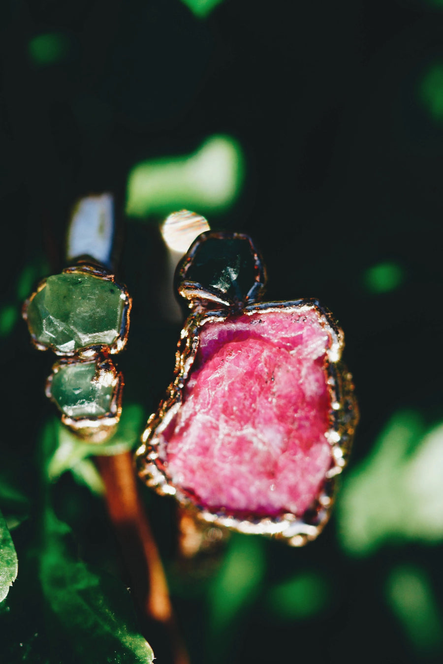 Rosebud · Ruby and Garnet Ring · Rings ·  Little Sycamore