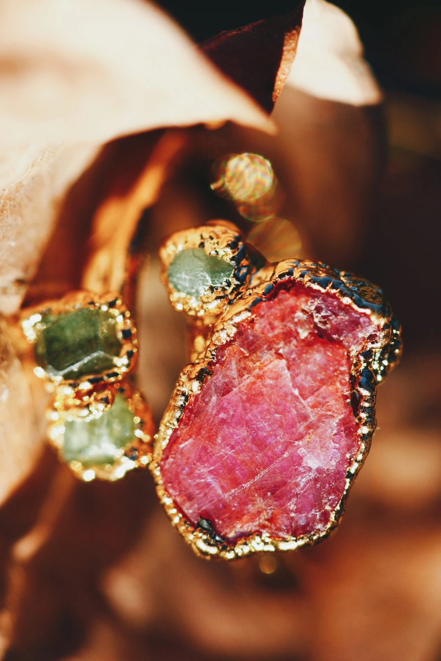 Rosebud · Ruby and Garnet Ring · Rings ·  Little Sycamore