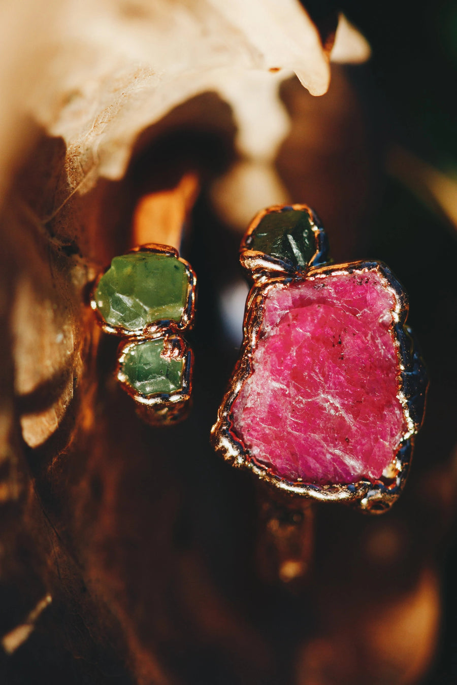 Rosebud · Ruby and Garnet Ring · Rings ·  Little Sycamore