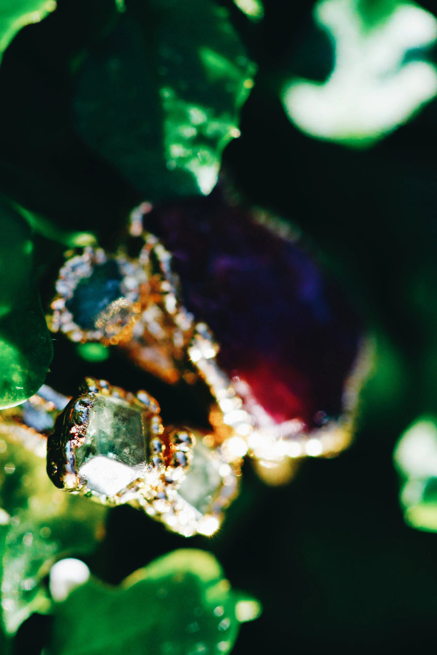Rosebud · Ruby and Garnet Ring · Rings ·  Little Sycamore