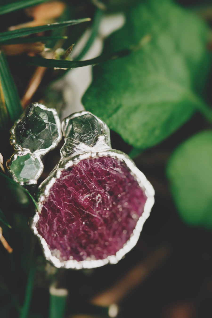 Rosebud · Ruby and Garnet Ring · Rings ·  Little Sycamore