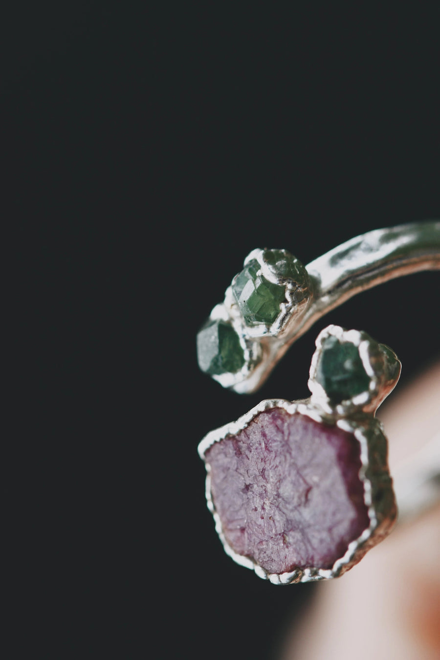 Rosebud · Ruby and Garnet Ring · Rings ·  Little Sycamore