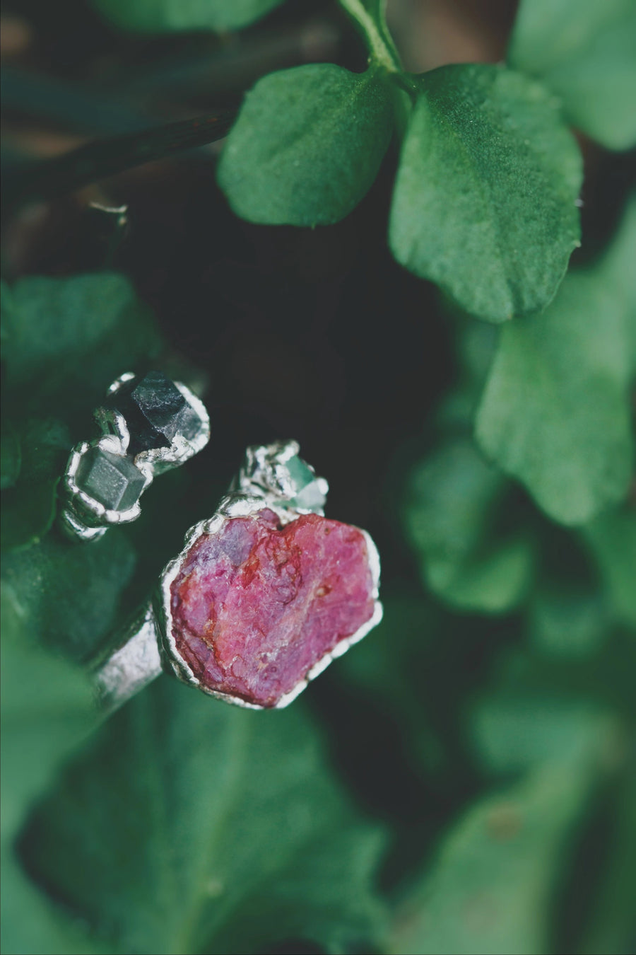 Rosebud · Ruby and Garnet Ring · Rings ·  Little Sycamore