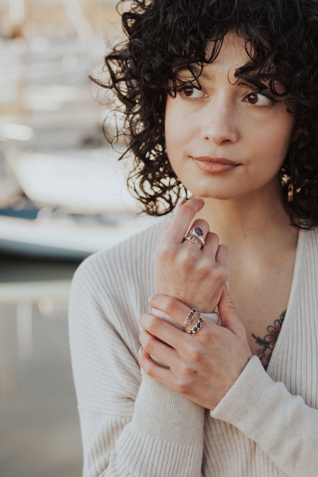 Rosebud · Ruby and Garnet Ring · Rings ·  Little Sycamore