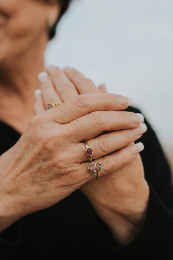 Rosebud · Ruby and Garnet Ring · Rings ·  Little Sycamore