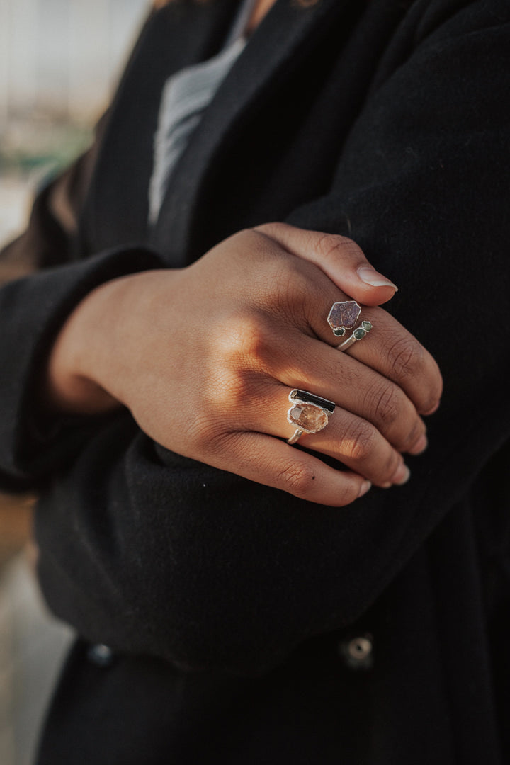 Rosebud · Ruby and Garnet Ring · Rings ·  Little Sycamore