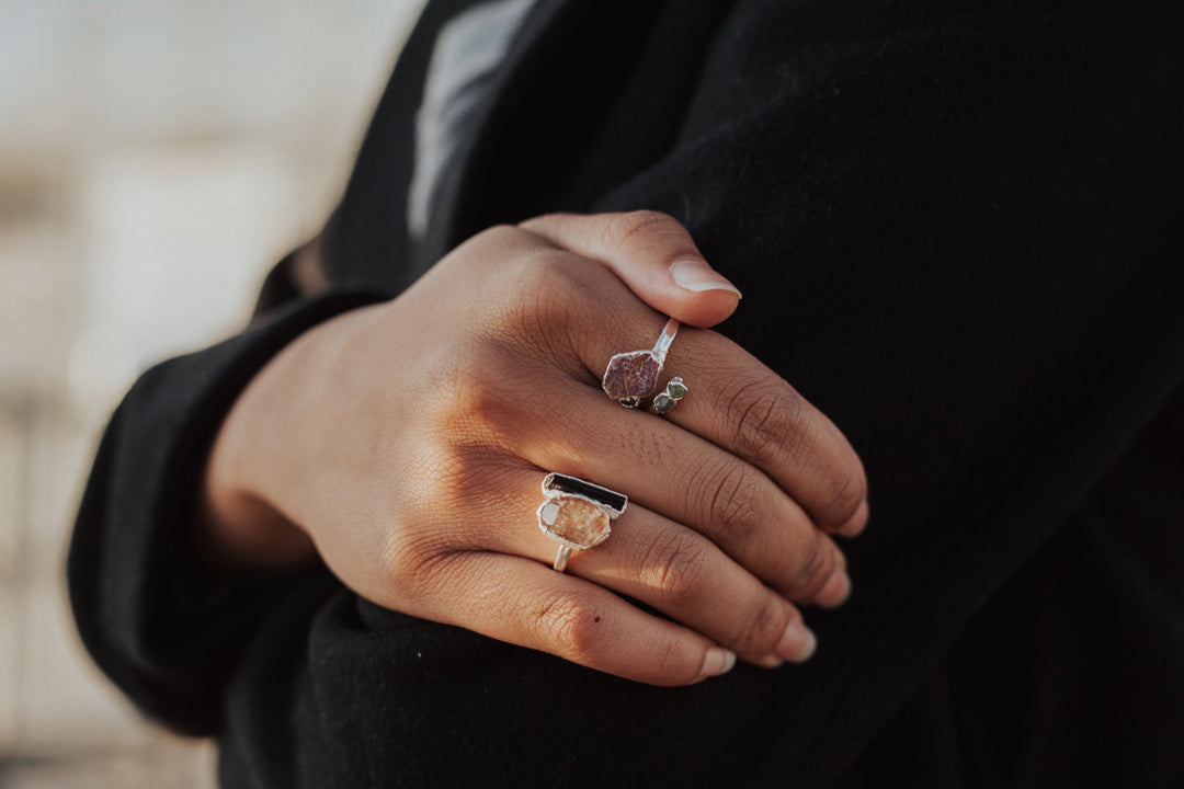 Rosebud · Ruby and Garnet Ring · Rings ·  Little Sycamore