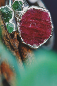Rosebud · Ruby and Garnet Ring · Rings ·  Little Sycamore