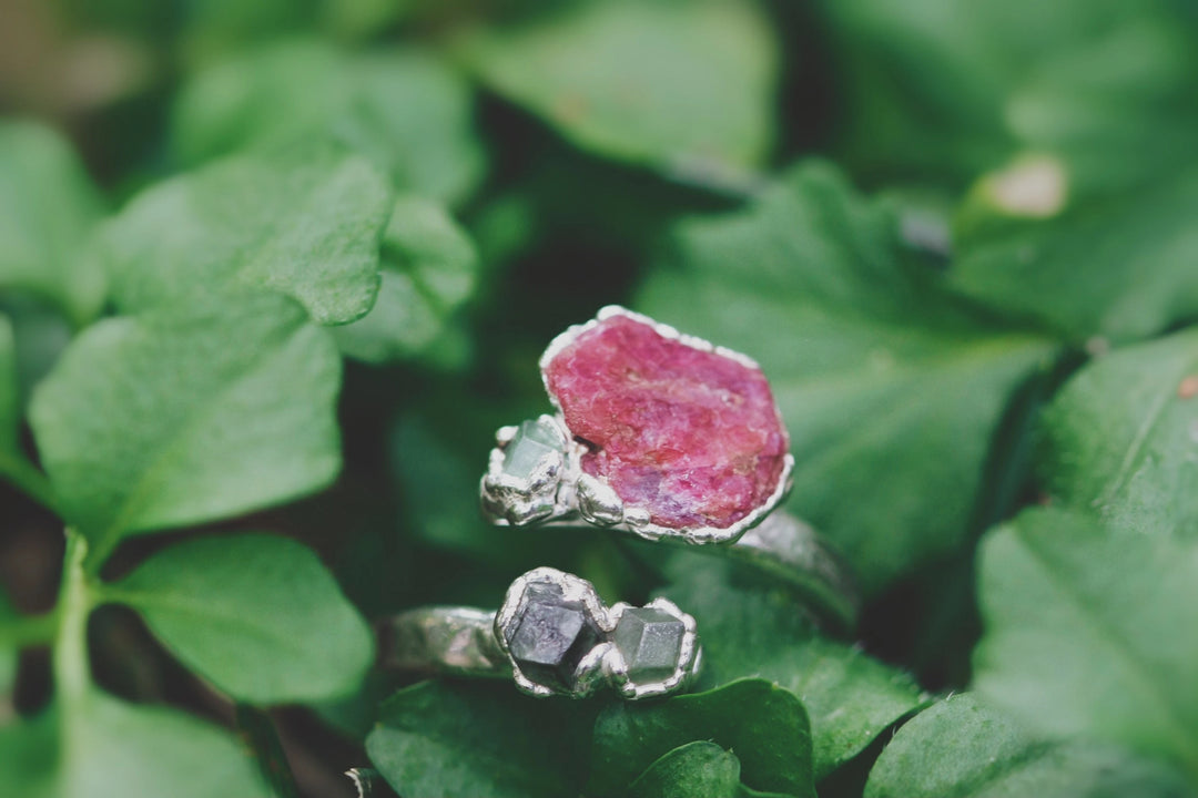 Rosebud · Ruby and Garnet Ring · Rings ·  Little Sycamore