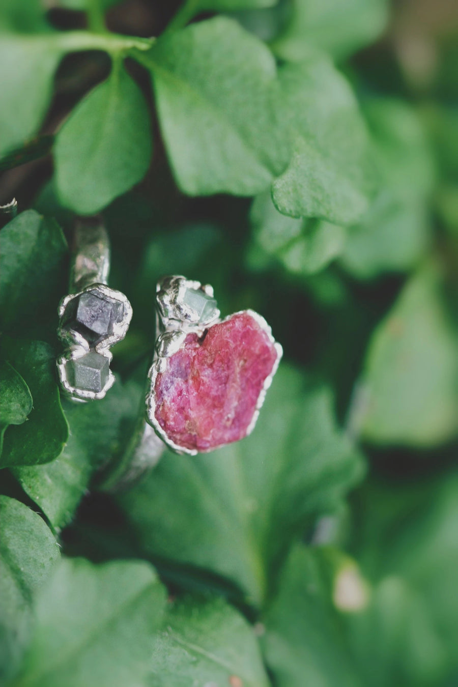 Rosebud · Ruby and Garnet Ring · Rings ·  Little Sycamore