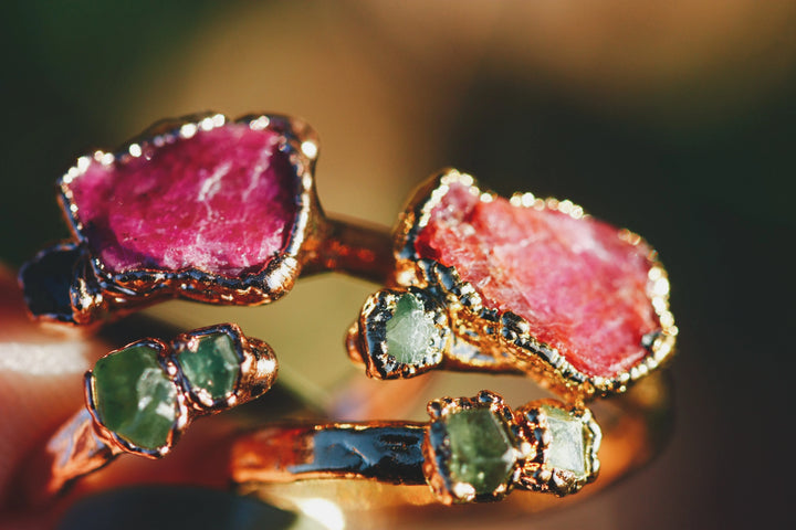 Rosebud · Ruby and Garnet Ring · Rings ·  Little Sycamore