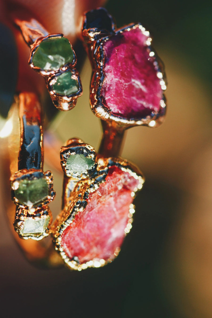 Rosebud · Ruby and Garnet Ring · Rings ·  Little Sycamore