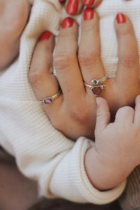 Rosebud · Ruby and Garnet Ring · Rings ·  Little Sycamore