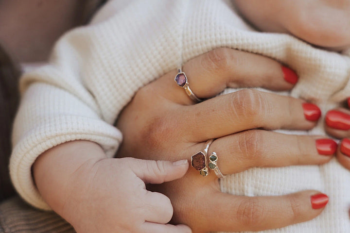 Rosebud · Ruby and Garnet Ring · Rings ·  Little Sycamore