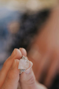 Safe Love · Rose Quartz Sapphire Ring · Rings ·  Little Sycamore