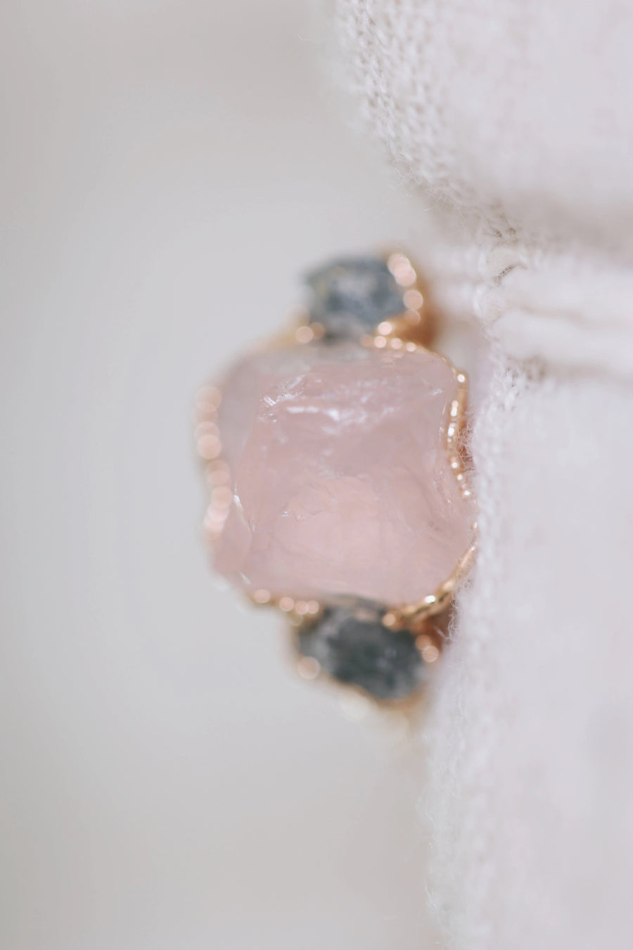 Safe Love · Rose Quartz Sapphire Ring · Rings ·  Little Sycamore