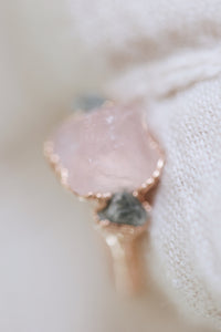 Safe Love · Rose Quartz Sapphire Ring · Rings ·  Little Sycamore