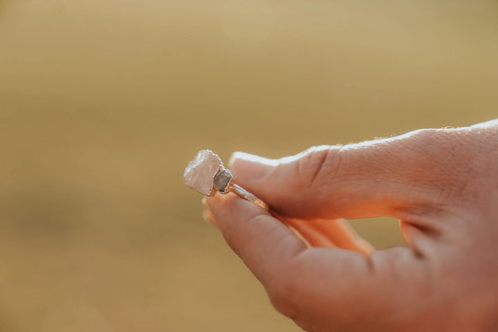 Safe Love · Rose Quartz Sapphire Ring · Rings ·  Little Sycamore