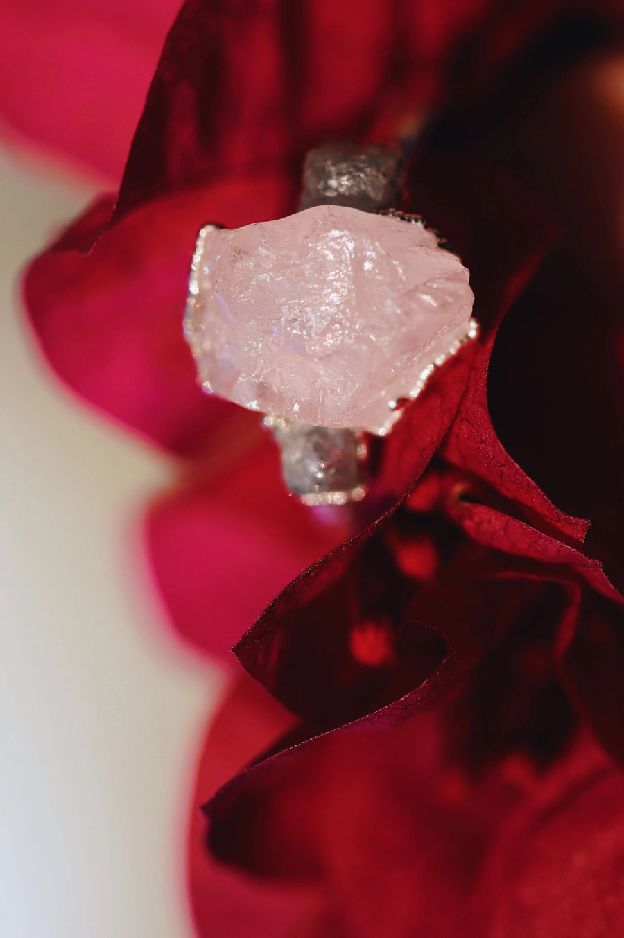 Safe Love · Rose Quartz Sapphire Ring · Rings ·  Little Sycamore
